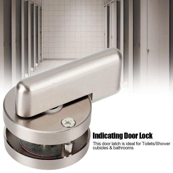 Kunci Indikator Pintu Kamar Mandi Stainless Grendel Toilet Partisi