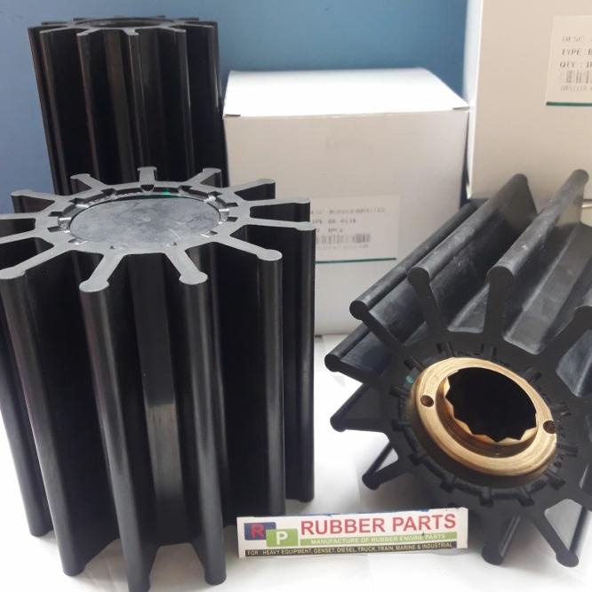 Rubber/Karet Flexible Impeller Pump Yanmar 12Lak 12 Lak 12 Aym 12Aym
