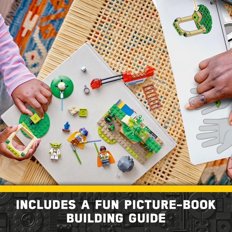 LEGO Star Wars 75358 Tenoo Jedi Temple Building Toy Set (124 Pieces) Star Wars Toys (4 Tahun+)