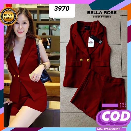 Setelan Blazer Wanita 1 Set Jumbo Import Terbaru Pakaian Formal Stelan Blezer Kantor Dinas Oneset Bl