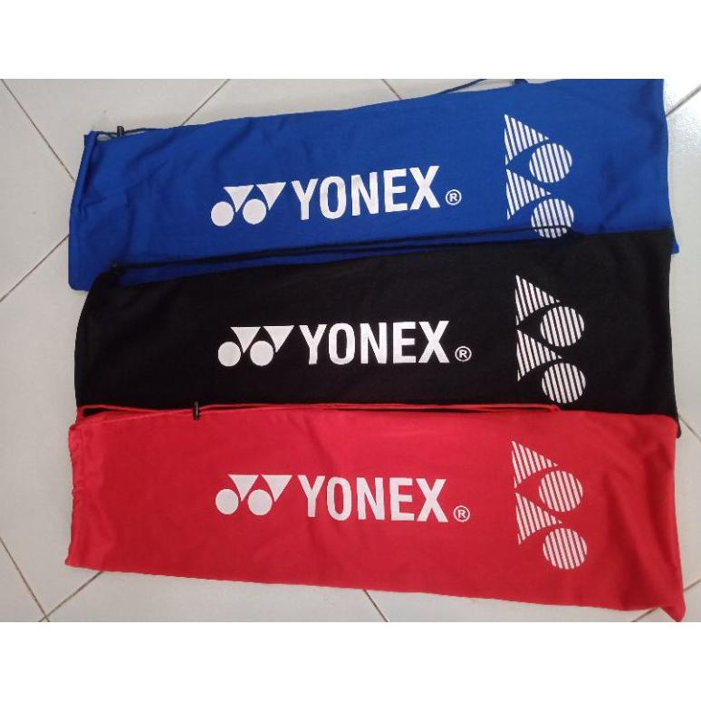 New Tas Sarung Raket Badminton Bulutangkis Yonex Bahan Kain Beludru Lembut