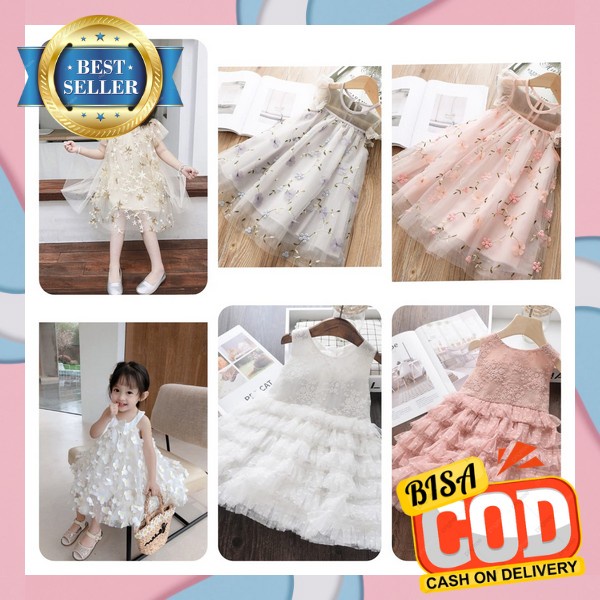 Kostum Dress Princess Marcia Anak 3 4 5 Tahun Gaun Cantik Dress Ultah Baju Pesta Ulang Tahun Natal A