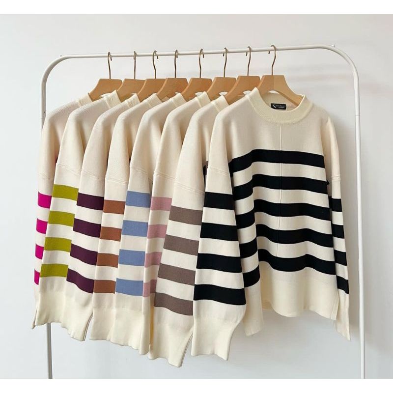 DIORA SWEATER OLIVE  GONEGANI