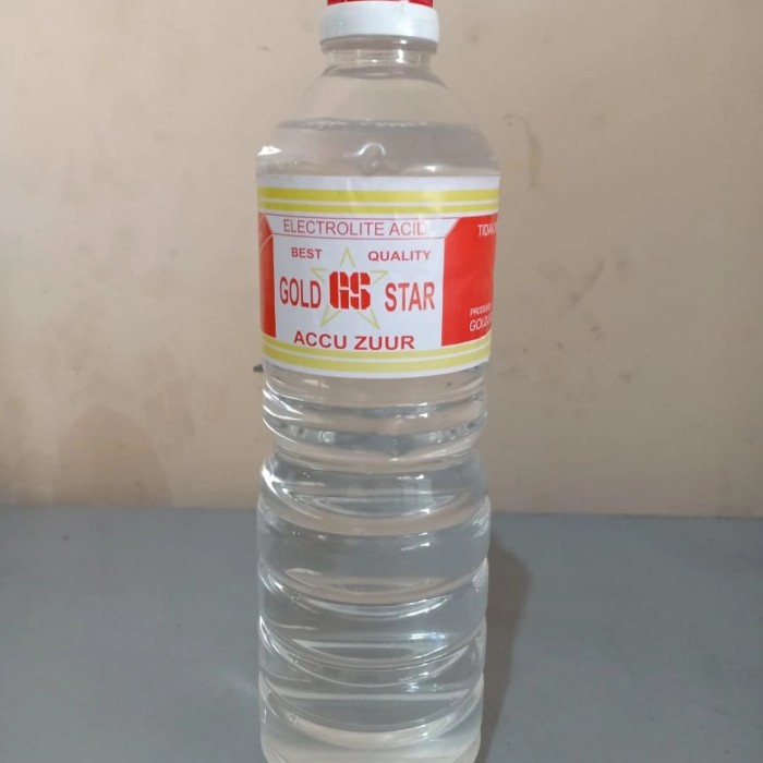 Air Aki Biru/Merah GS Gold Star 1 liter - Merah