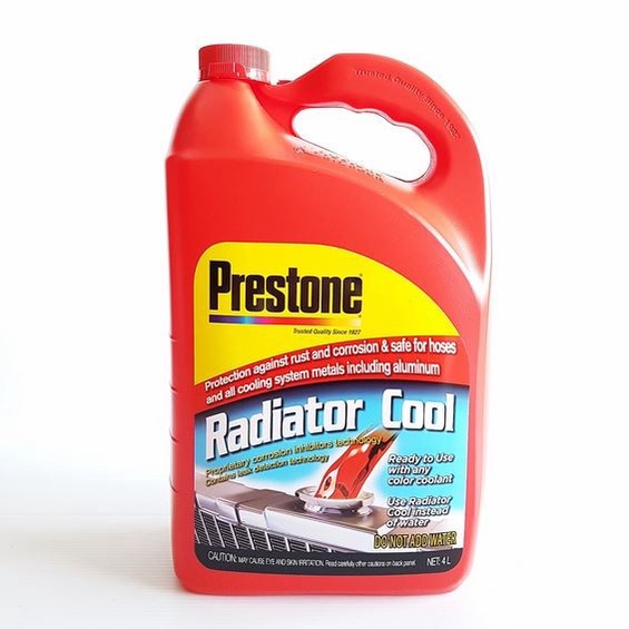 Air Radiator / Coolant Merah 4000Ml / 4 Liter Merk Prestone