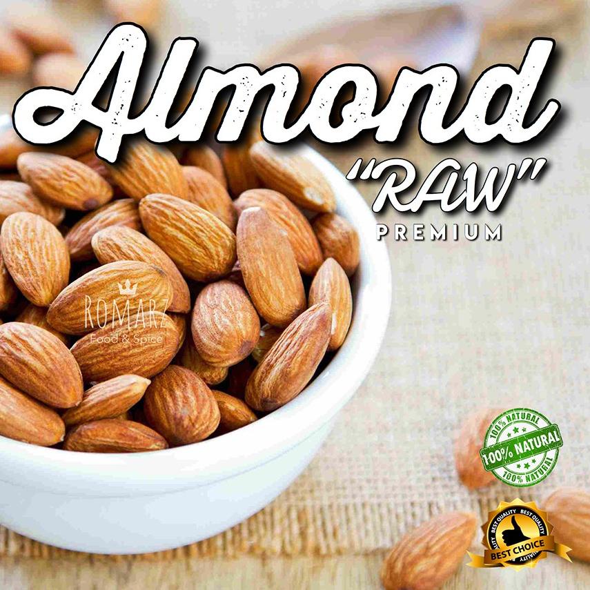 

KACANG ALMOND MENTAH 250gr | RAW WHOLE ALMOND NOT ALMOND ROASTED 250gr Best Seller