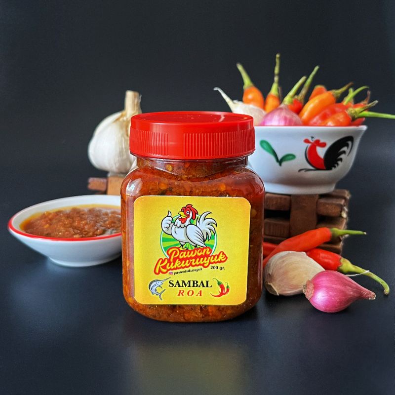 

PAWON KUKURUYUK Sambal ROA Pedas Homemade Sambel Indonesia Nusantara Enak Gurih ROA Asli