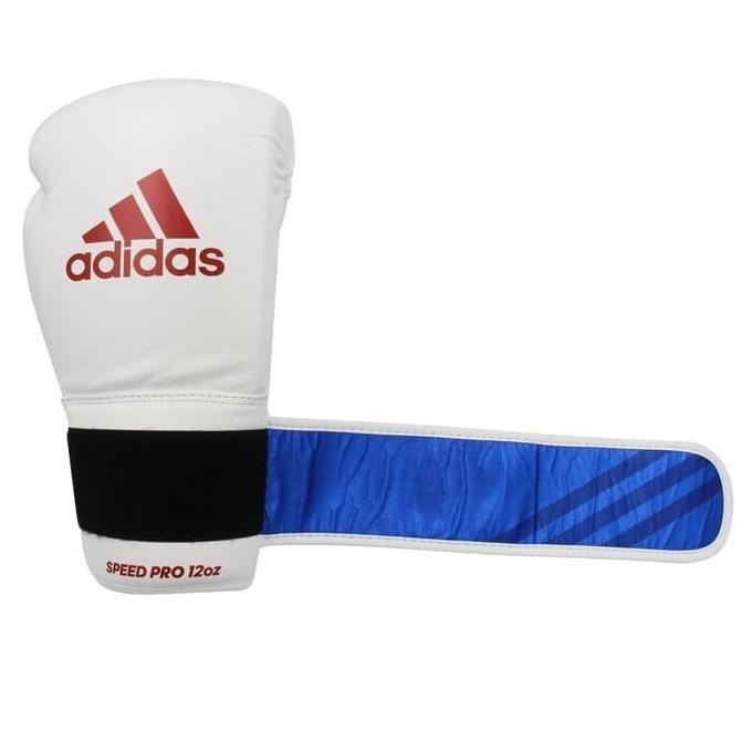 Sarung Tinju Muaythai Adidas Speed Pro 350 Boxing Gloves White