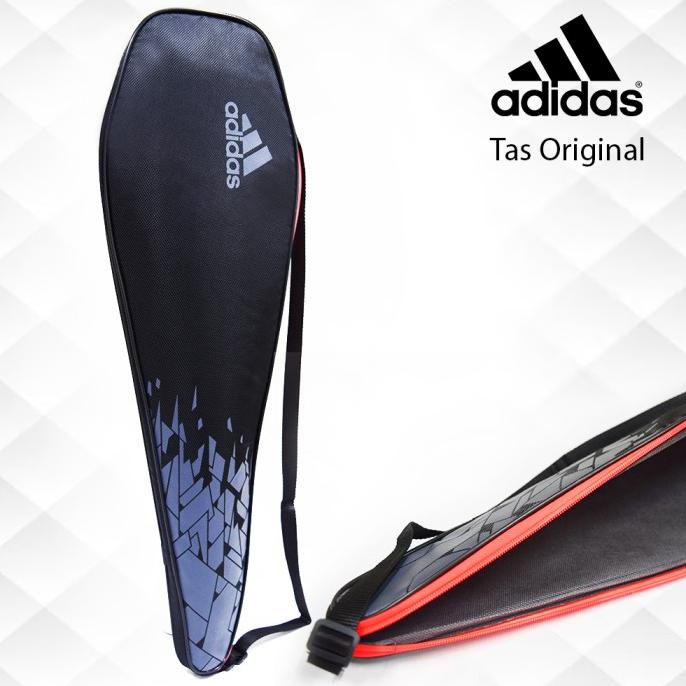 Tas / Sarung Raket Badminton Bulutangkis Adidas Black