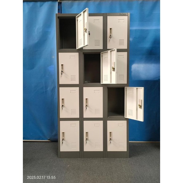 LOCKER PLAT BESI 12 PINTU
