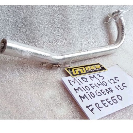 LEHERAN KNALPOT STANDAR RACING TSUKIGI MIO M3 MIO GEAR125 MIO FINO125 FREEGO INLET 26 RATA