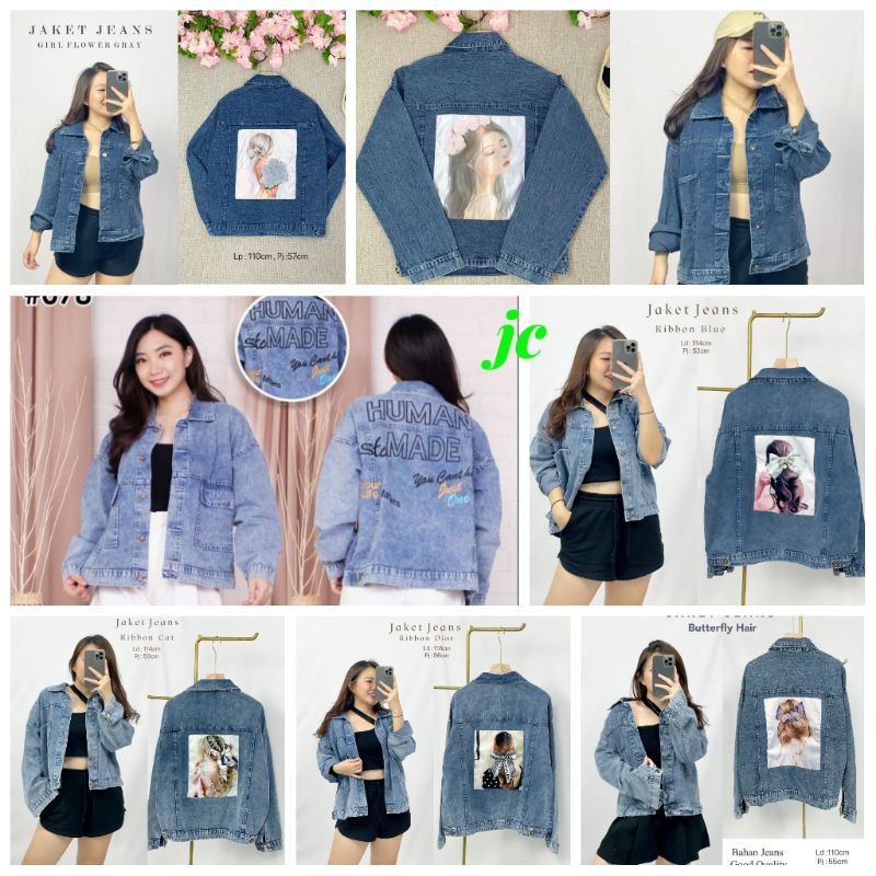 JCBC - Jaket Jeans / Jaket Jeans Wanita Trendy / Fashion Jaket Terbaru