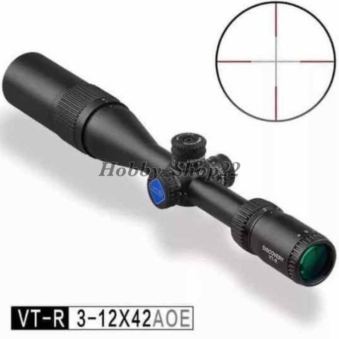 Teropong / Telescope / Rifle Scope Discovery VTR 3-12x42 AOE
