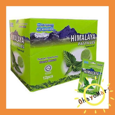 

Himalaya Pastilles Peppermint / Permen Himalaya / permen mentol 12pcs Best Seller