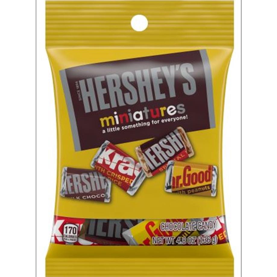 

Coklat Hersheys Miniatures isi 136gram asal USA Amerika Best Seller