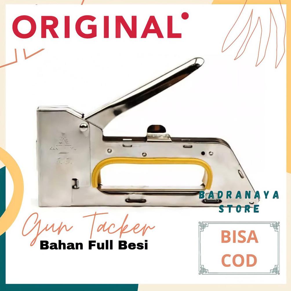 

BAYAR DITEMPAT Stapler Tembak / Cekrekan / Pengokot / Hekter Gun Tacker / Staples Sofa, Staples Jok, Stepler Motor,