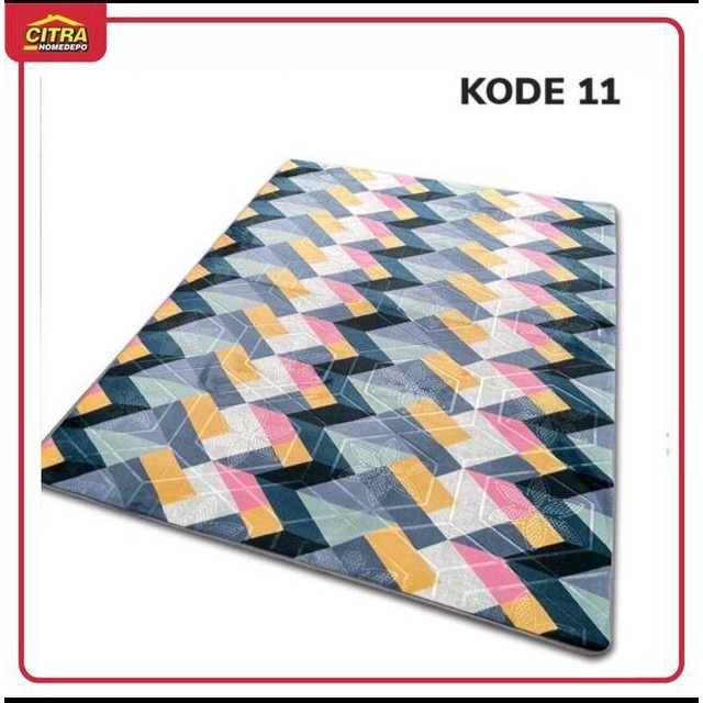 Permadani Karpet Malaysia Busa Emboss Size 190X220 Tebal 2 Cm