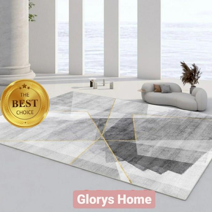 Permadani Karpet Lantai Moderen Import, 200 X 300, 180 X 250, Interior Abstrak 3
