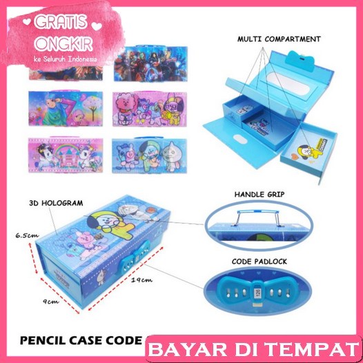 

Tempat Pensil Aesthetic Disgrip Anak Perempuan Laki Dosgrip Korea Aestetik Pencil Case Korean Style Disgrib Lucu Terbaru Viral Wadah Pulpen Untuk Sekolah Kotak Pengsil Estetik Murah Dusgrip Aesthatic Cewek Cowok Kotak Pensil Kode 3 Susun Tingkat 3D Karak