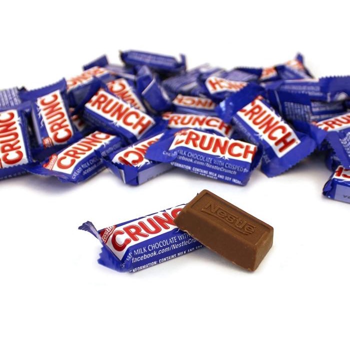 

Crunch Fun Size Chocolate Bar Coklat Import 283gr Best Seller