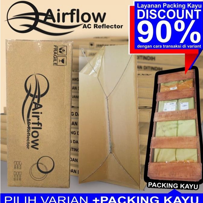 Talang AC/AC Reflektor/AC Shield/Penahan Angin AC (1/2PK-3/4PK 80cm)