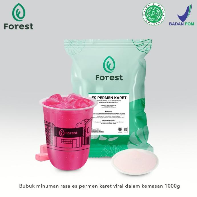 

Bubuk Minuman ES PERMEN KARET VIRAL 1000g - FOREST Bubble Drink