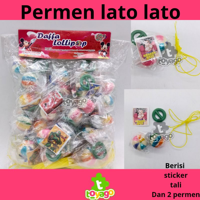 PERMEN LATO LATO ISI 20 PASANG GROSIR MURAH