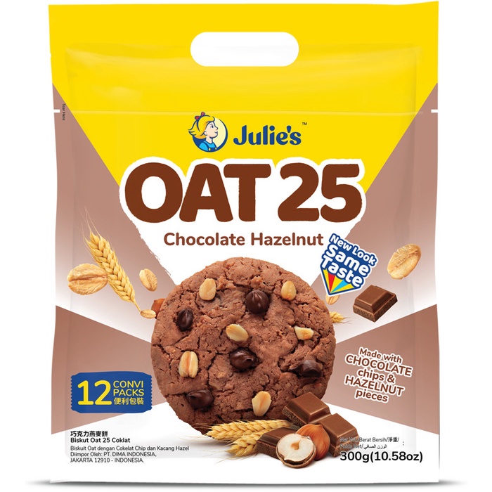 

JULIES OAT 25 CHOCOLATE 300GR