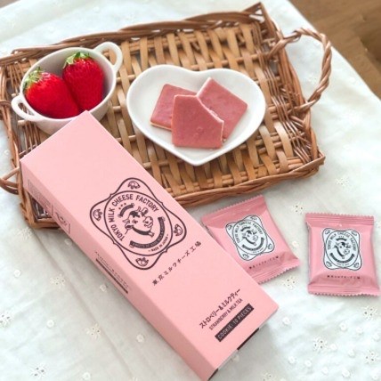 

Biscuit Japan Tokyo Milk Cheese Strawberry & Milk Tea isi 10