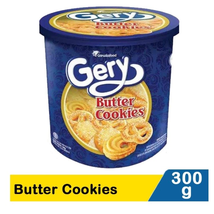 

Gery butter cookies 300g isi 6 (karton)