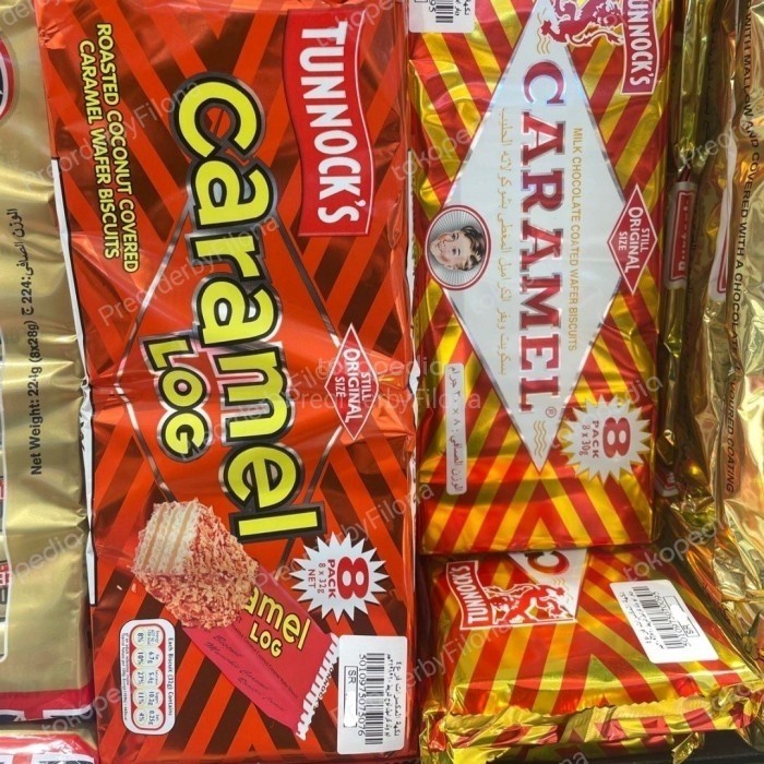 

TUNNOCKS MILK CHOCOLATE CARAMEL WAFER isi 8