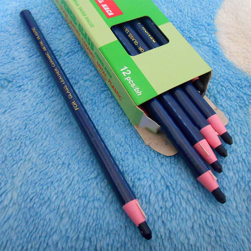 

Kapur Pensil Biru Dongker Untuk Kain Kaca Keramik Logam Plastik Dll