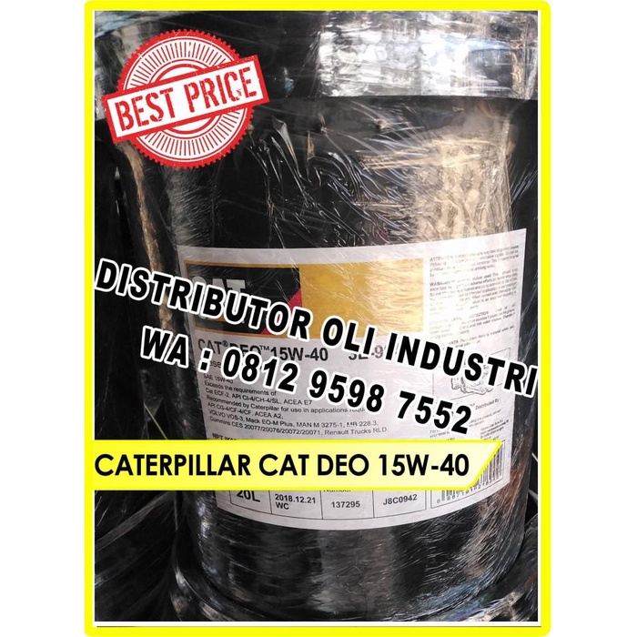 Terlaris Caterpillar Cat Deo 15W-40 ( Oli Mesin Diesel )