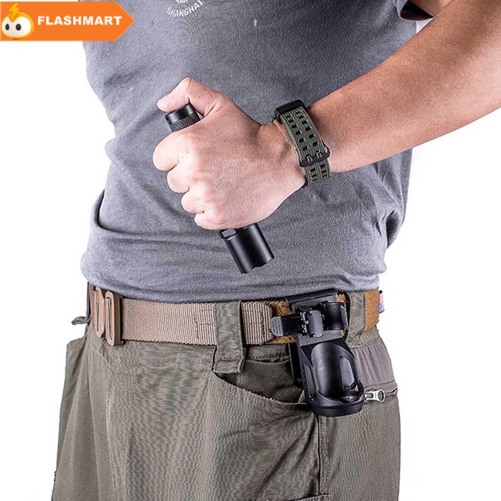 FLASHMART Tempat Senter Taktis Pinggang Flashlight Holster - V5