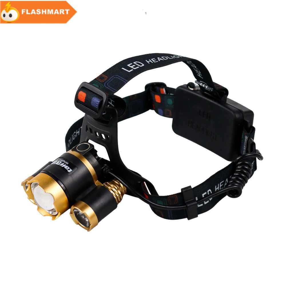 FLASHMART Senter Headlamp Cree XM-L 3T6 10000 Lumens - IHT425H1