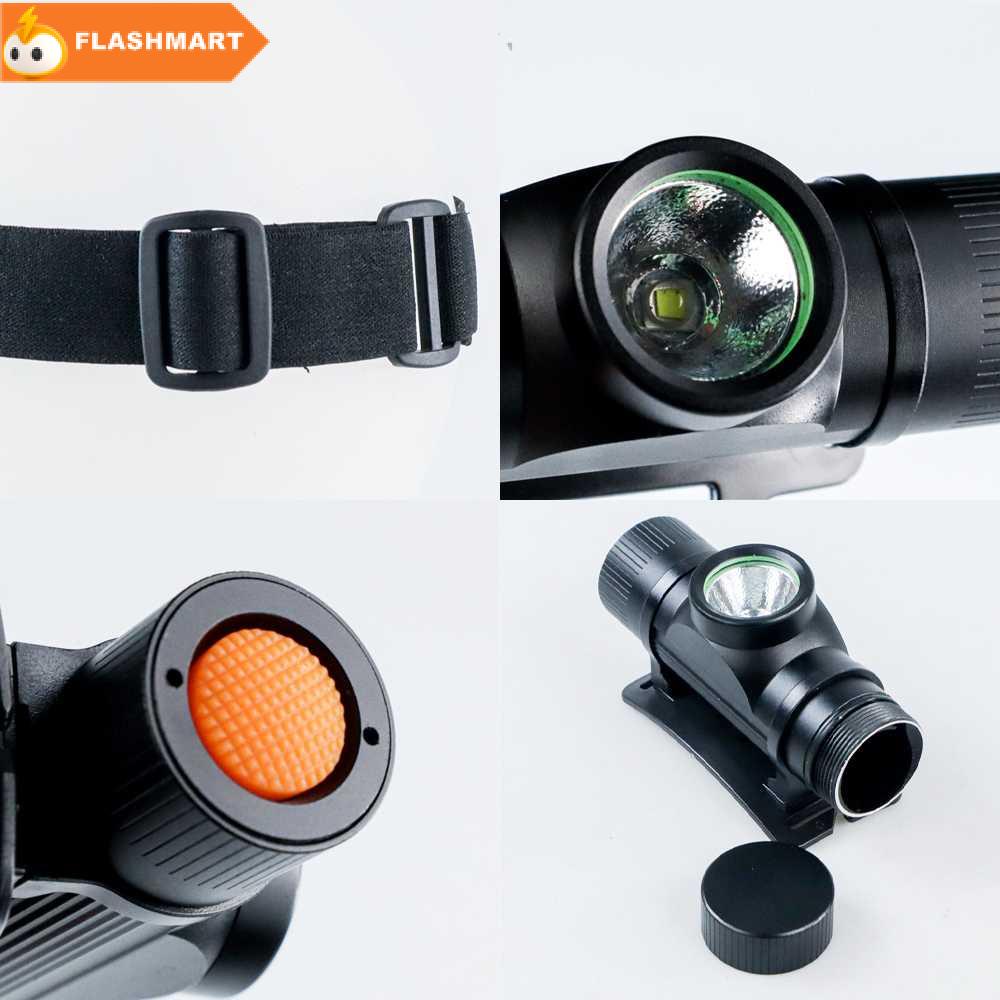 FLASHMART Headlamp High Power LED CREE XM-L2 USB Rechargeable 30 W - TP15