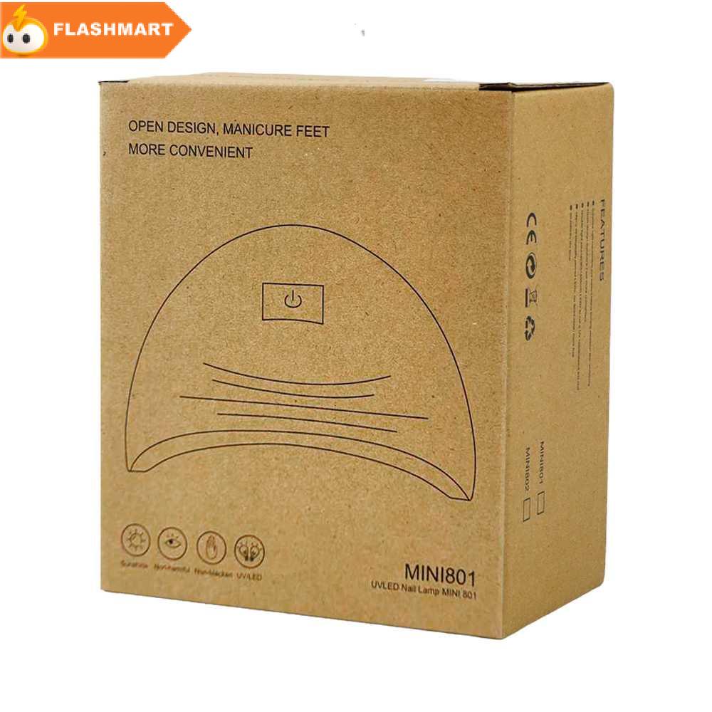 FLASHMART Pengering Kutek UV Lamp Nail Dryer USB Charge 54W - MINI-801