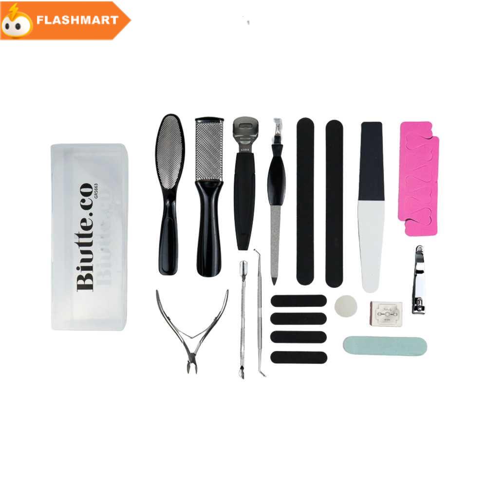 FLASHMART Alat Perawatan Kaki Pedicure Treatment Set 20 in 1 - GR5663
