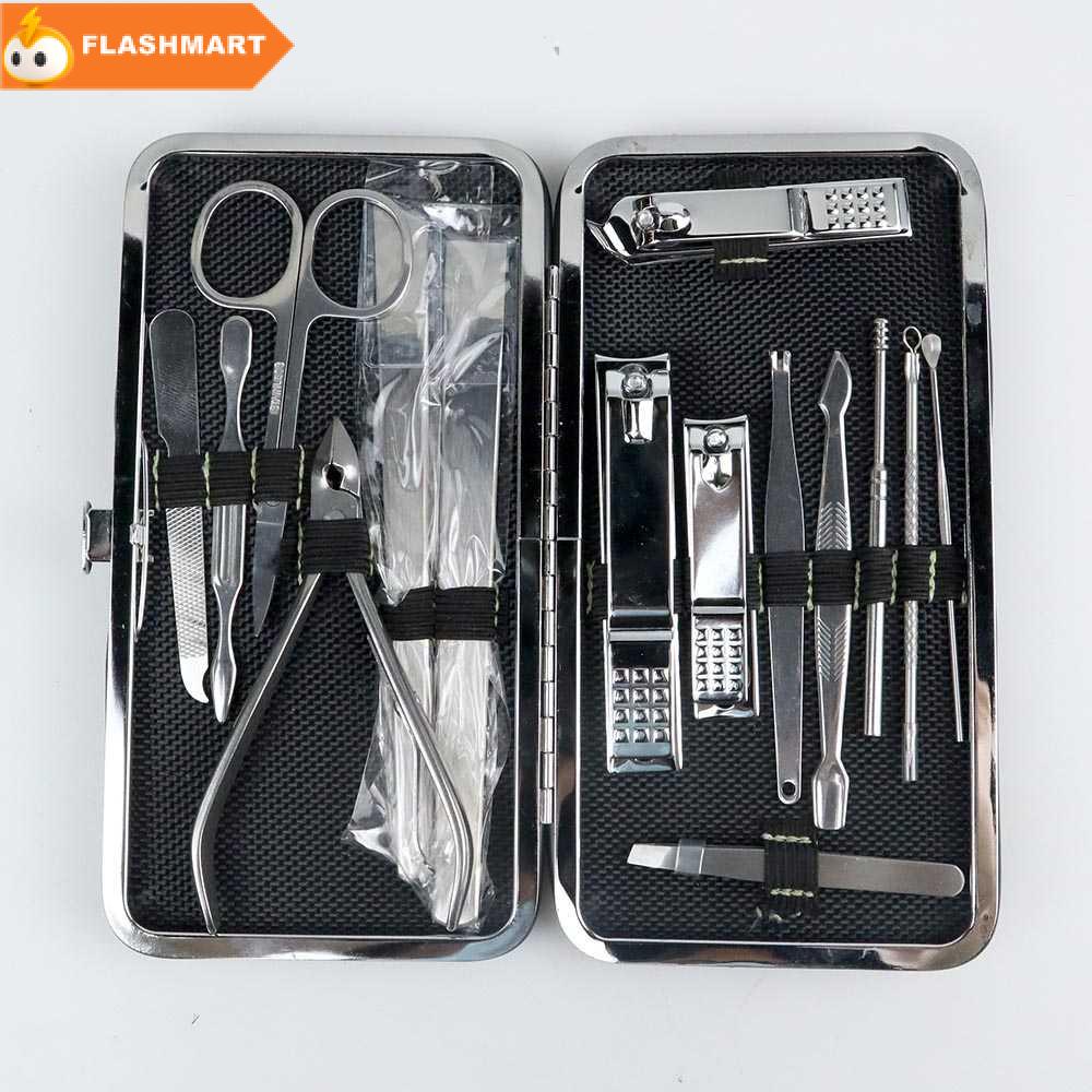FLASHMART Nail Art Set Manicure Pedicure 15 PCS - CT01