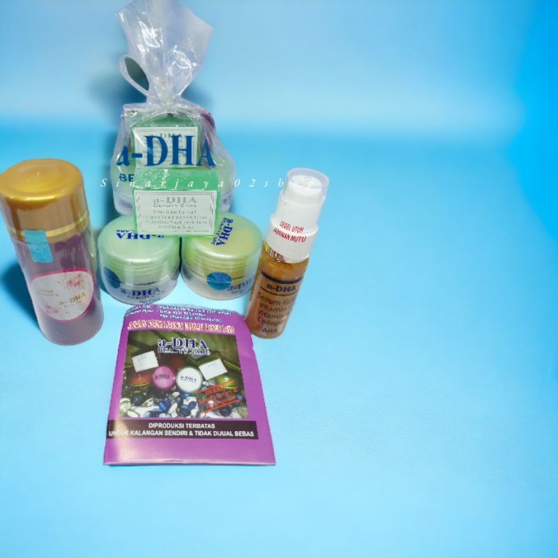 Paket Cream A DHA 5in1 Adha Beauty Care Whitening Original 20gr