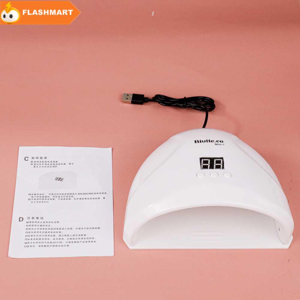 FLASHMART Pengering Kutek Kuku UV LED Nail Dryer 36W - Mini-1