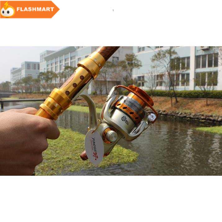 FLASHMART Gulungan Pancing EF6000 Fishing Spinning Reel 12 Ball Bearing