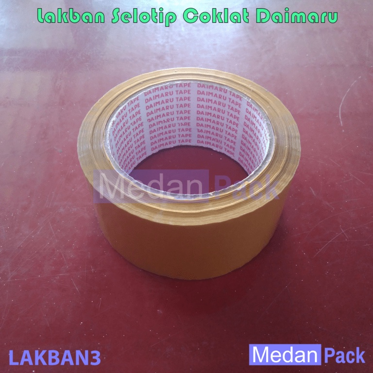 

Lakban Selotip Perekat Coklat 90 yd Daimaru per 6 pcs