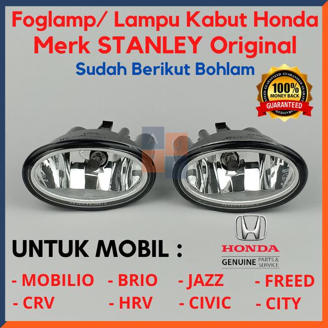 Foglamp Mobilio/ Lampu Kabut Honda Brio/ Foglamp Honda Ori Stanley