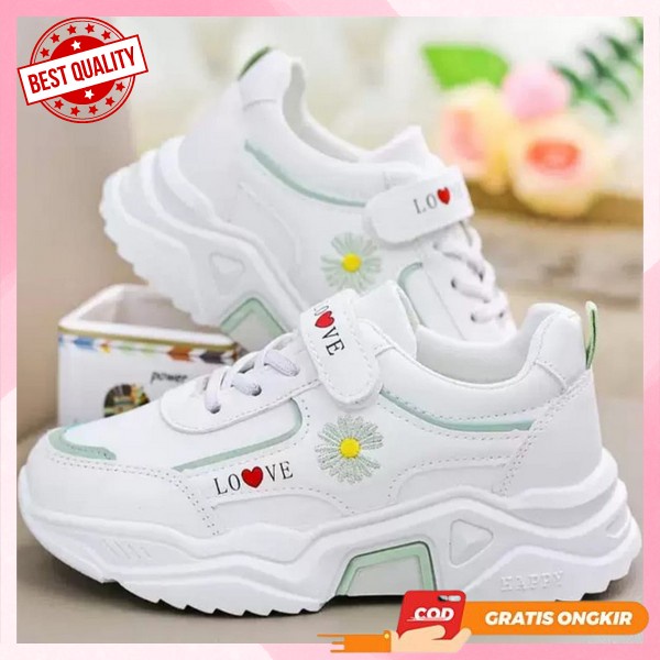 Separu Sekolah Import Cewek Cantik Paud Tk Sd Snakers Wanita Branded Spatu Jalan Polos Sspatu Sneker