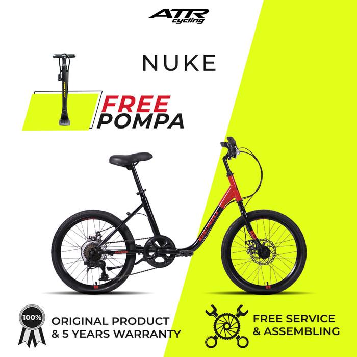 Terlaris Sepeda Minion Genio Nuke St 20-07Sp (20.1) Red Black