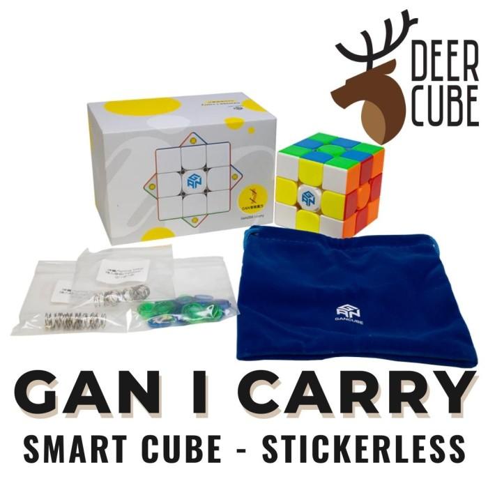 Rubiq Gan I Carry 3X3 Smart Cube Magnetic Stickerless - Rubik Pintar Icarry