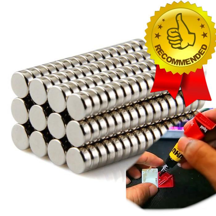 Rubiq Magnet Rubik 5X2Mm N50 Untuk Diy Rubik Magnetic 50Pcs