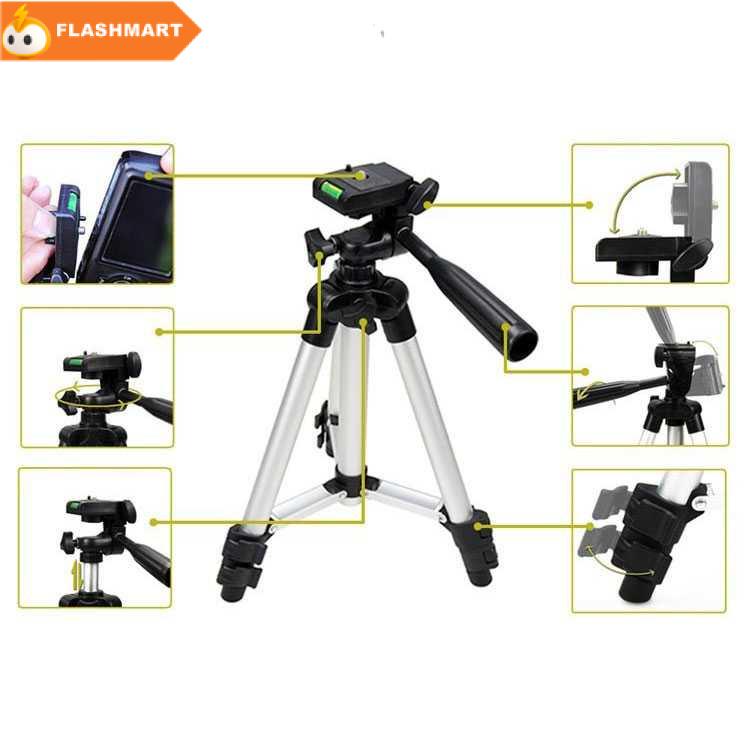 FLASHMART Rovtop Tripod Mini Profesional untuk Kamera Digital - KJ-001