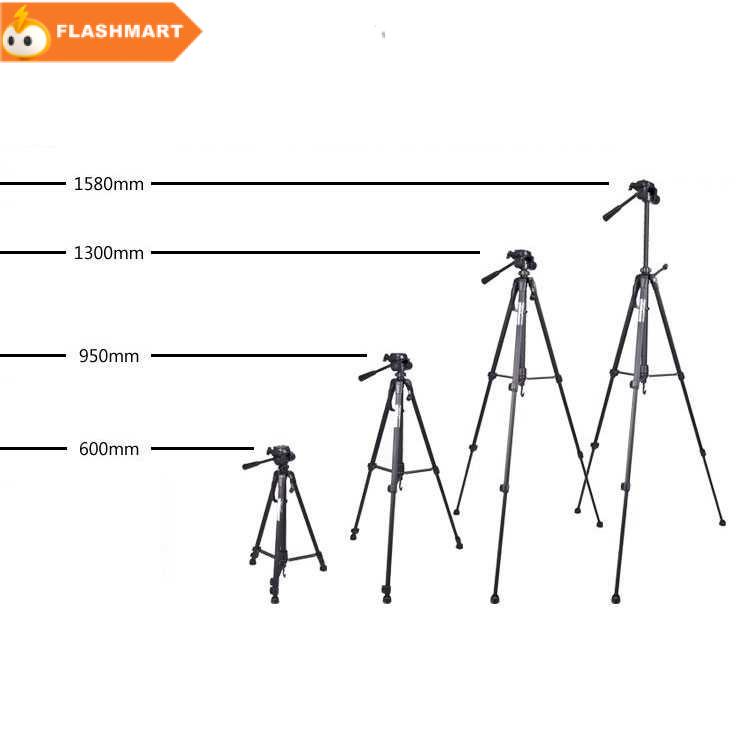 FLASHMART Weifeng Portable Lightweight Tripod Stand Max Height 1.58m - WT-3540